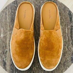 Vince - Blair camel tan suede slip on size 39.5.